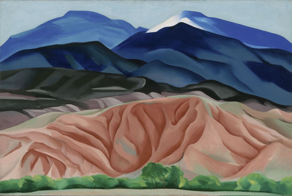 Georgia O'Keeffe, Landschaft bei Black Mesa, New Mexico / im Garten von Marie II, 1930