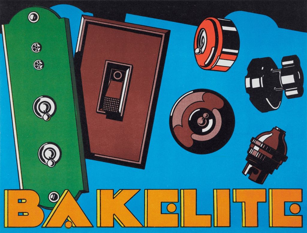 Bakelit-Werbeblatt, 1930er Jahre; Courtesy Amsterdam Bakelite Collection