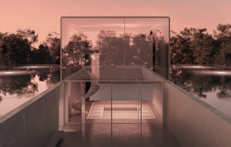 Andrés Reisinger has designed a house resembling a glass box; Picture: Courtesy of dezeen