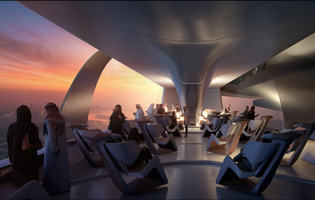 Architects launch proposal for a gigantic ring around Dubai's Burj